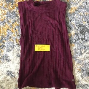 Cropped sweater tank